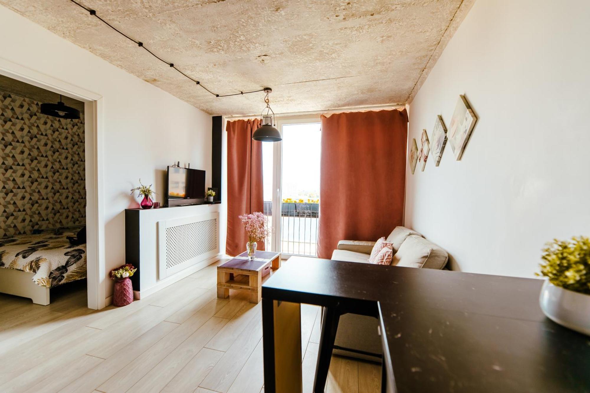 Industrial 9Th Floor Central Apartment With Balcony And Views Varsavia Esterno foto