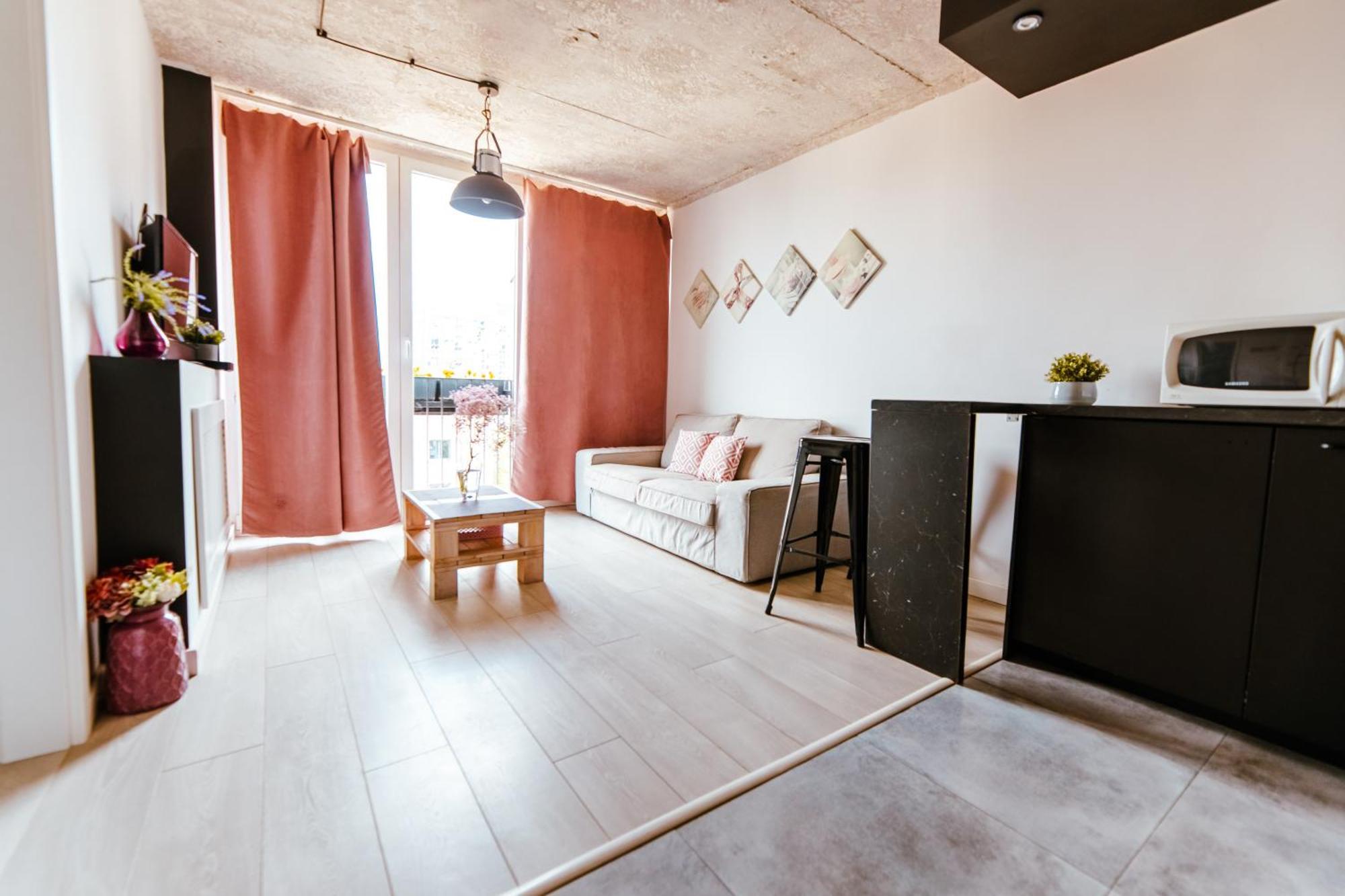 Industrial 9Th Floor Central Apartment With Balcony And Views Varsavia Esterno foto